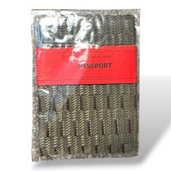 NWT Alan Stuart Woven Passport Holder - Picture 1 of 7